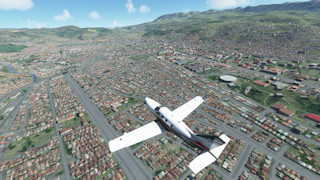 Departing Cusco, Peru(elevation 10,859ft). The Daher oxygen warning was flashing while on the runway.